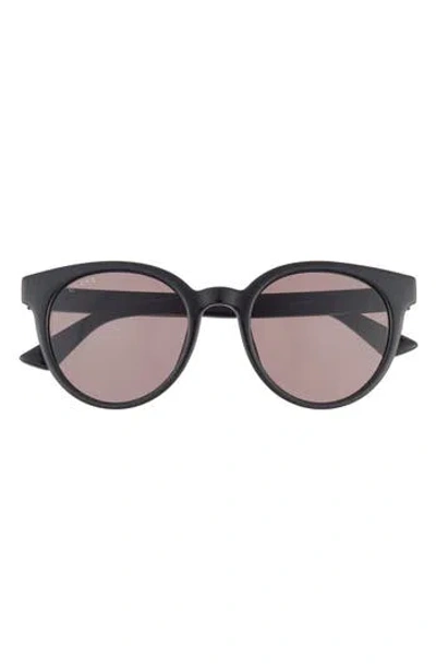 Gucci 53mm Round Sunglasses In Black