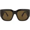 Gucci 53mm Square Sunglasses