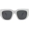 Gucci 53mm Square Sunglasses In Gray