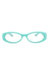 Gucci 54mm Oval Sunglasses In Green