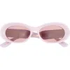 Gucci 54mm Oval Sunglasses In Multi