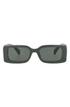 Gucci 54mm Rectangle Sunglasses