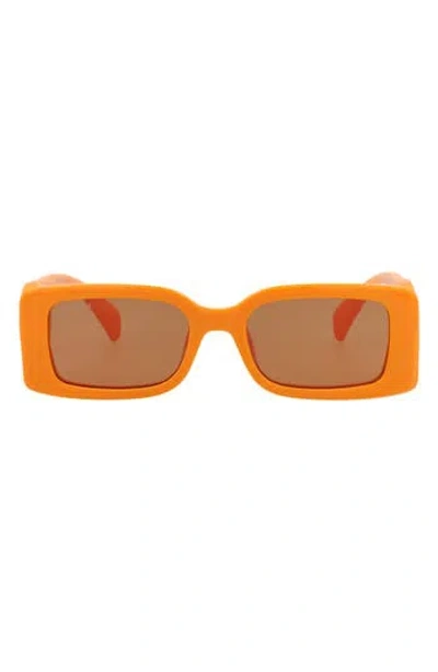 Gucci 54mm Rectangle Sunglasses In Multi
