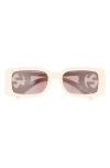 Gucci 54mm Rectangular Sunglasses In Multi