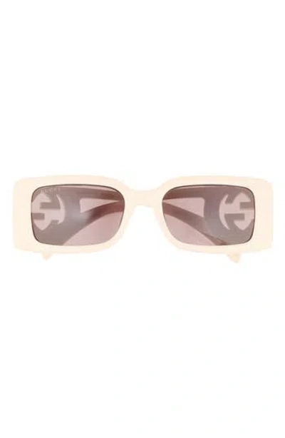 Gucci 54mm Rectangular Sunglasses In Multi