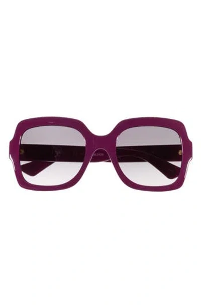 Gucci 54mm Square Sunglasses In Brown