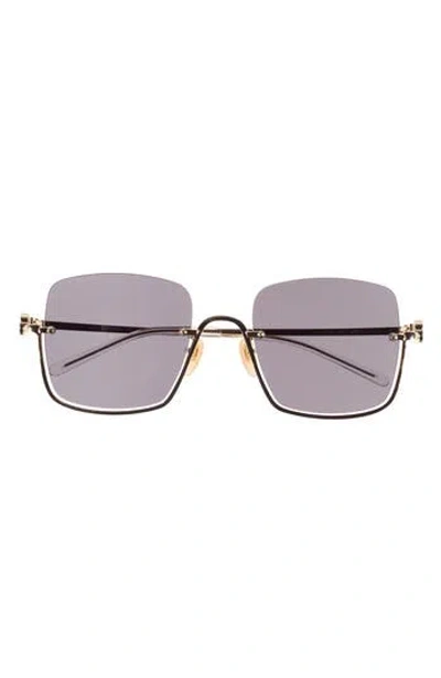Gucci 54mm Square Sunglasses In Gray