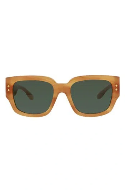Gucci 54mm Square Sunglasses In Green