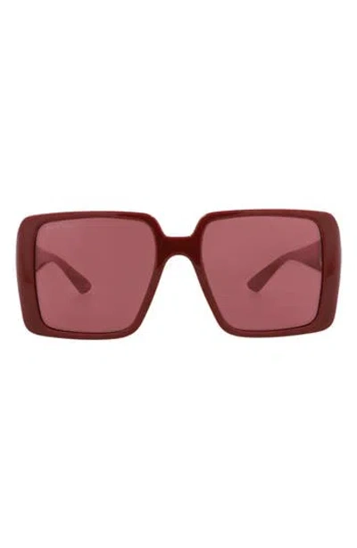 Gucci 54mm Square Sunglasses