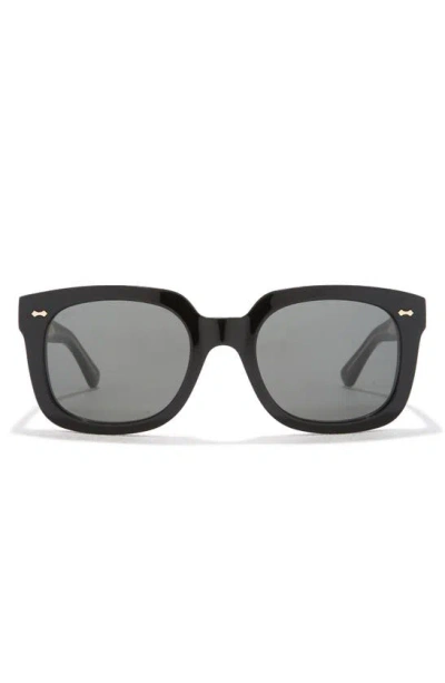 Gucci 54mm Square Sunglasses In Black Black Grey