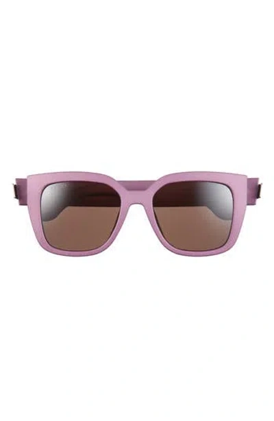 Gucci 54mm Square Sunglasses In Pink