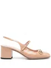 Gucci Woman Pink Pumps In Neutrals