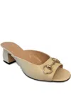 Gucci 55mm Lady Horsebit Open-toe Sandals In Neutral