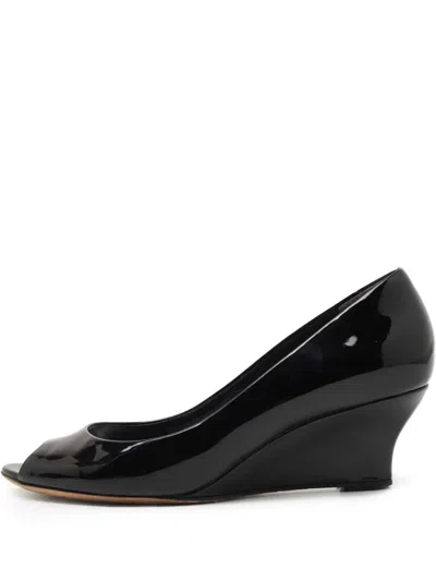Pre-owned Gucci 55mm Leather Heeled Pumps