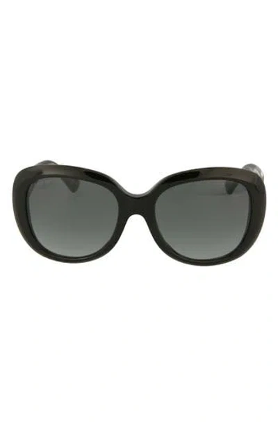 Gucci 55mm Oval Sunglasses