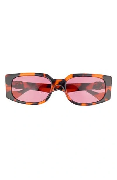 Gucci 55mm Rectangular Sunglasses