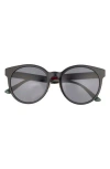 Gucci 55mm Round Sunglasses