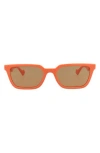 Gucci Square-frame Injection Sunglasses With Saddle Nose Bridge In Red