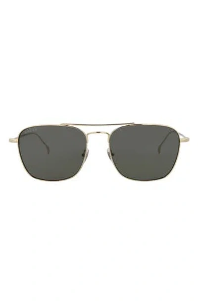 Gucci 56mm Aviator Sunglasses In Multi