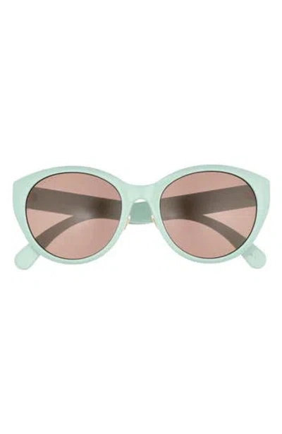 Gucci 56mm Cat Eye Sunglasses In Green