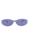 Gucci Round-frame Injection Sunglasses In Purple