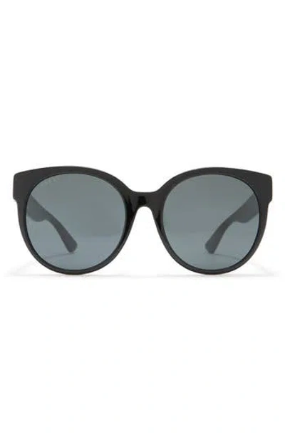 Gucci 56mm Round Sunglasses