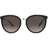 Gucci 56mm Round Sunglasses