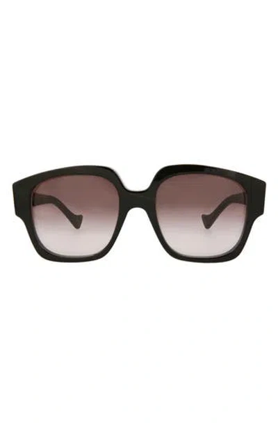 Gucci Square-frame Logo-plaque Sunglasses In Havana Havana Brown