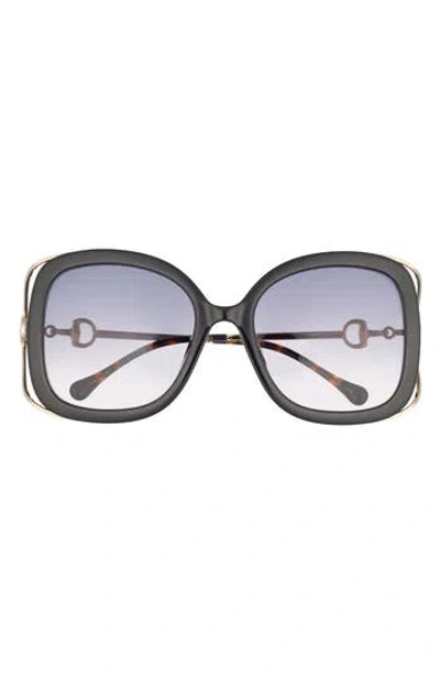 Gucci 56mm Square Sunglasses In Pink