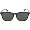 Gucci 56mm Square Sunglasses In Black Black Grey
