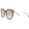 Gucci 56mm Square Sunglasses In Metallic