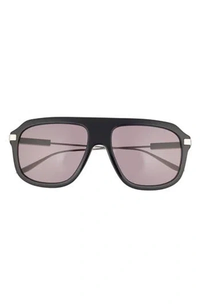Gucci 57mm Aviator Sunglasses In Multi