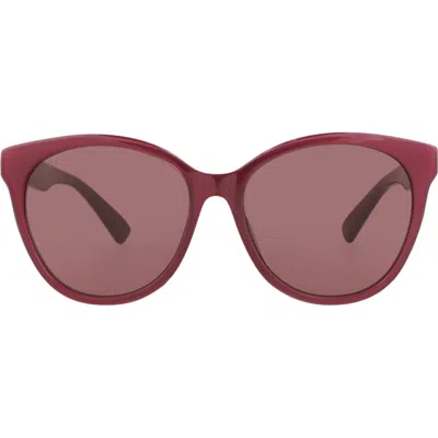Gucci 57mm Round Sunglasses