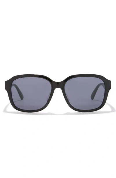 Gucci 57mm Square Sunglasses In Black Green Grey