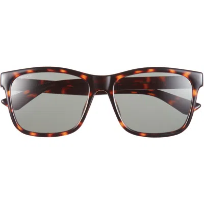 Gucci 57mm Square Sunglasses In Brown
