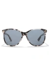 Gucci 58mm Round Sunglasses In Havana Grey
