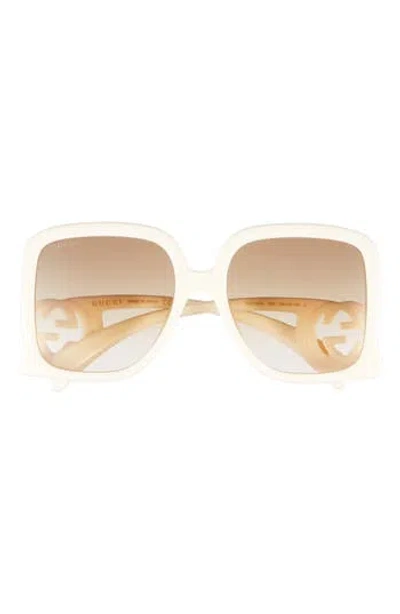 Gucci 58mm Square Sunglasses In Multi