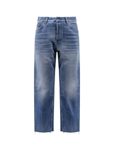Gucci 5-pocket Straight-leg Jeans In Blue
