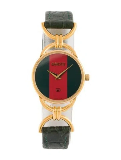 Pre-owned Gucci 6000 Series Watch In Multi