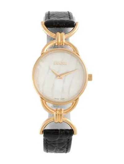 Pre-owned Gucci 6000 Series Watch In Multicolor