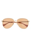 Gucci 60mm Aviator Sunglasses In Multi