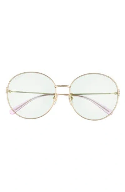 Gucci 60mm Round Sunglasses In Multi