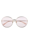 Gucci 60mm Round Sunglasses In Pink