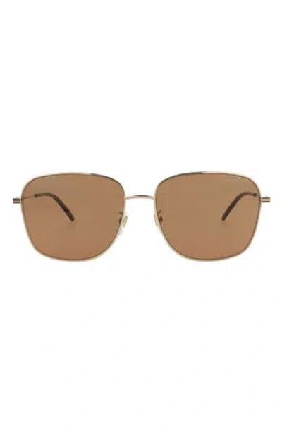Gucci 61mm Square Sunglasses In Multi