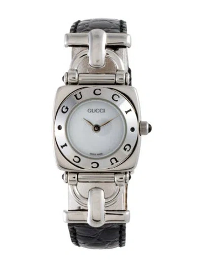 Pre-owned Gucci 6300 Series Watch, 21mm In Multi