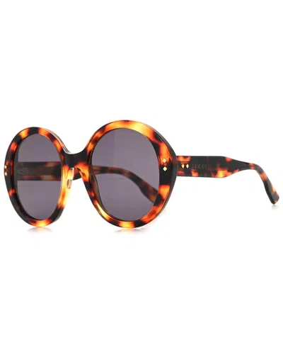 Gucci 63.5mm Acetate Round Sunglasses Gg1081s (authentic Pre-loved) In Brown