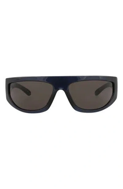 Gucci 64mm Wrap Sunglasses In Multi