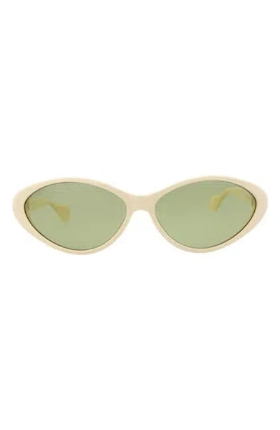 GUCCI GUCCI 67MM CAT EYE SUNGLASSES
