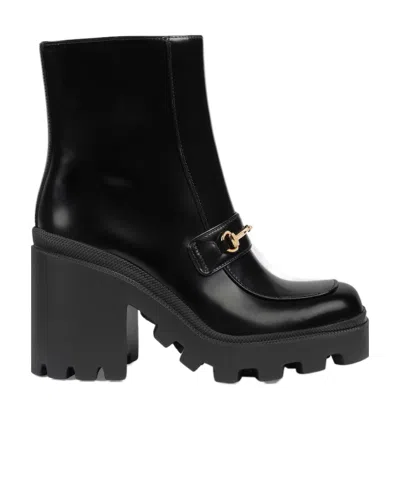 GUCCI GUCCI HORSEBIT PLATFORM BOOTS