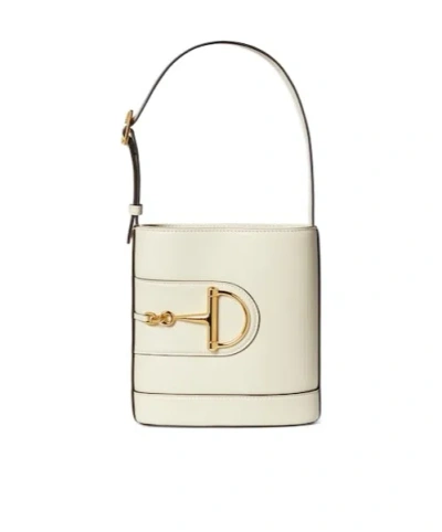Gucci 73 Mini Bucket Bag In White